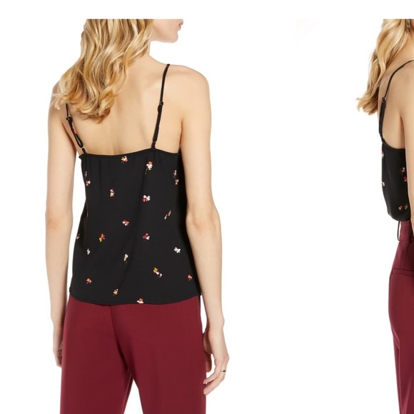 Halogen V Neck Floral Camisole - Picture 2 of 12